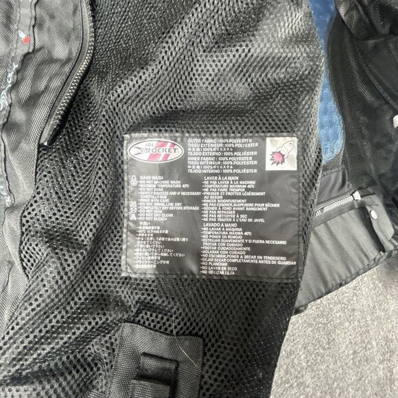 JOE ROCKET Phoenix Mesh Moto Jacket Mens Sz XL Lightweight Textile Back Plate - Picture 7 of 15